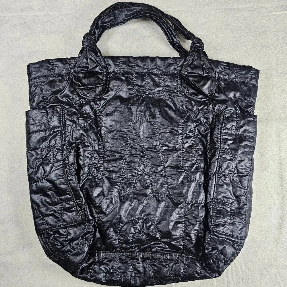 Marc Jacobs Black Nylon Quilted Nylon Reversible Tote Bag - Picture 3 of 6
